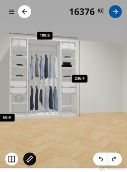 Satni skříň Ikea Pax - 4