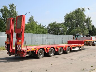 Kässbohrer LOW-BED, 58 TUN, HYDRAULICKÉ NÁJEZDY, DVĚ NATÁČEC - 4