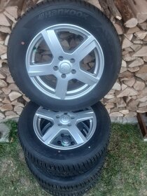 Alu Kola 16" 5x110 Fiat Opel Mazda MGzimnní pneu 215/65R16 - 4