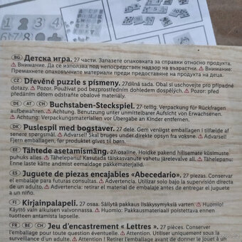 Playtive dřevěné puzzle s písmeny NOVÉ - 4
