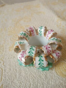 2 párové pozdně barokní svícny - cín - 4