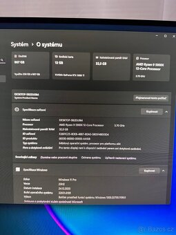 Herní Pc Ryzen 9 RTX 3080 Ti 32gb ram - 4