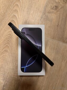 IPhone 16 Pro 128GB černý titan - Top stav - 4