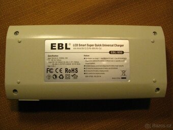Nabiječka baterii Univerzální AA + AAA + 9V Ni-MH a Ni-Cd - 4