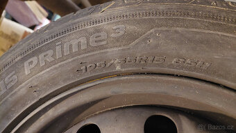 Prodám sadu letních pneu Hankook 195/55/15 - 4