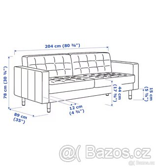 Nová kožená sedačka IKEA - prodej - 4