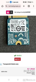 M2 nvme SSD 1tb gen 4 - 4
