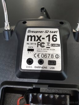 Graupner mx-16 HoTT,8 kanálová RC souprava 2,4 Ghz - 4
