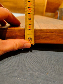 Nástěnná police, nová, 144x28x3,2 cm - 4