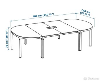 Velký stůl do jednací místnosti nebo kanceláře - 4