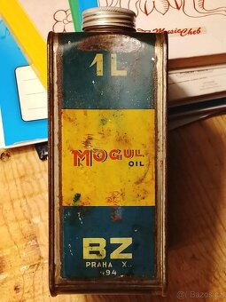 plechovka olej MOGUL OIL pro JAWA BMW DKW NSU MOBILOIL - 4
