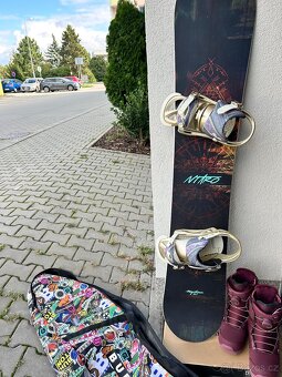 Set boty,snowboard Burton - 4
