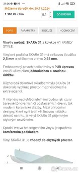 VINYLOVÉ PVC STARÁ ŠÍŘE 4M DÉLKA 12 M ROLE + PŘÍSLUŠENSTVÍ - 4