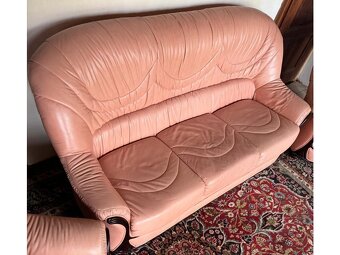 Luxusní italská kožená sedací souprava 3+1+1,5252 - 4