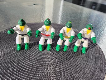 Želvy Ninja, figurky, ruční malba, 1980-1990, set - 4