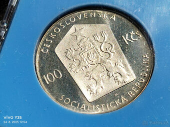 7x PROOF stříbrná pamětní mince Československo - 4