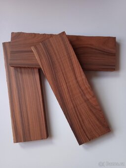 Exotické dřevo - palisandr, pistácie, wenge, Padouk, ořech a - 4