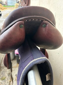 Sedlo Devoucoux Chiberta 17,5 Arcade Normale-TOP Stav - 4