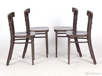 Jídelní židle TON ve skvělé kondici, 4 ks - 4