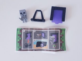 MINECRAFT FIGURKY KINDER • ALEX • OCELOT • ENDER DRAK - 4