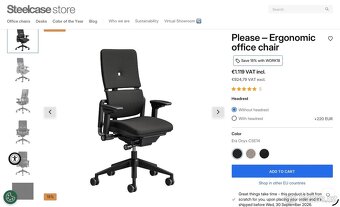 Kancelářská židle Steelcase Please - 4
