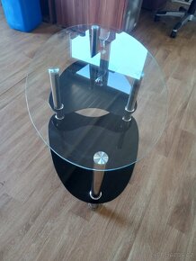 Konferenční stolek - ovál - - 4