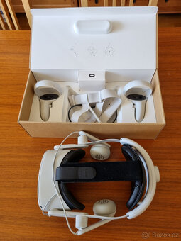 Meta Oculus QUEST 2 128 GB + KIWI design On-Ear Audio Strap - 4