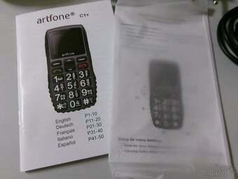 Nové:mobil Artfone C1+sluchátka Hearing aid to go. - 4