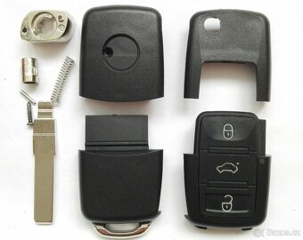Klíč Škod Vw Seat 2 / 3 tlačítka. Cena za 1 kus = 200kč. K - 4