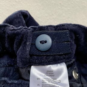 Semišové černé kalhoty značky DKNY - vel. 3 měsíce - 4