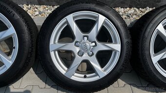 17” Alu kola originál Audi 7,5Jx17 ET 45 + zimní pneu 225/50 - 4