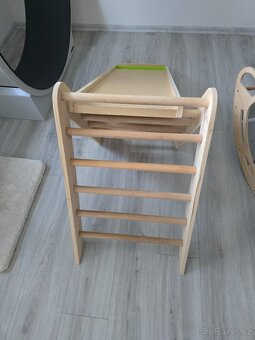 Montessori houpačka, skluzavka a trojúhelník - 4