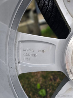 Original ALU kola Škoda s pneu Bridgestone - 4