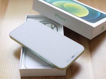 APPLE iPhone 12 64GB Green - ZÁRUKA - TOP STAV -100% BATERIE - 4