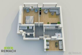 Prodej, byt 2+1, terasa, 58 m2, Zlín, centrum, ev.č. 02755 - 4