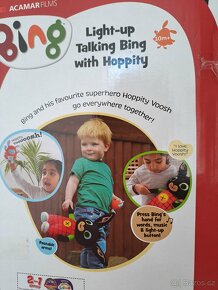 Bing mluvící a svítící velký 40cm plyšový + Hoppity - 4