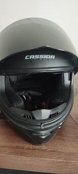 Helma na motorku CASSIDA Integral 3.0, (černá matná, vel. M - 4