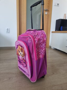 Dětský kufr na kolečkách Paw Patrol (Skye) – použitý - 4