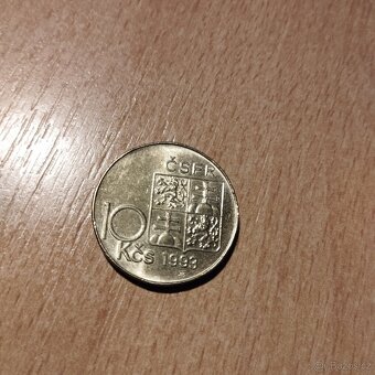 10 Kčs Masaryk 1993 - 4