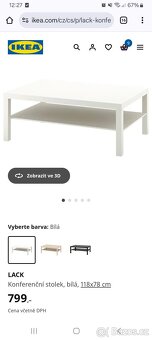 Ikea Lack konferenční stolek - 4