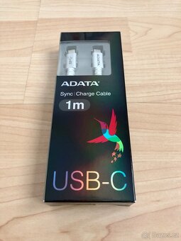ADATA nabíjecí/datový kabel USB-C na USB-C 1m 100W - 4