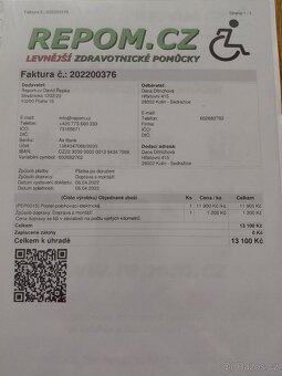 Polohovací postel elektrická - 4