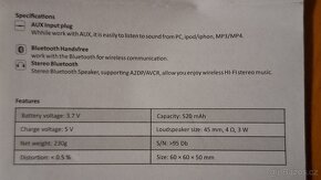 Bluetooth reproduktor nový výprodej - 4