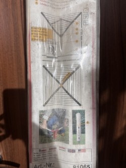 Sušák na prádlo - hliníkový - 4