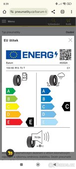 LETNÍ PNEU 155/65 R13 73 T - KRÁSNÝ VZOREK - 4