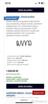 Subaru Forester zadní tlumiče a pružiny - 4