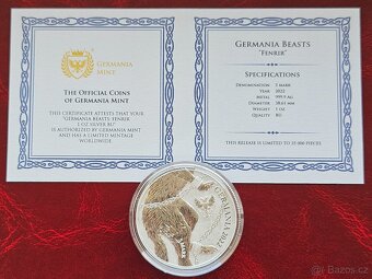 1 oz stříbrná mince Germania Fenrir 2022 - 4
