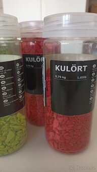 Dekorační kamínky IKEA žlutá, zelená, červená - 4