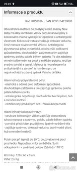 Matrace do dětské postýlky - 4