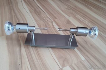 2x bodové světlo svítidlo nerez/bílý mat 4x40W + Paulmann - 4